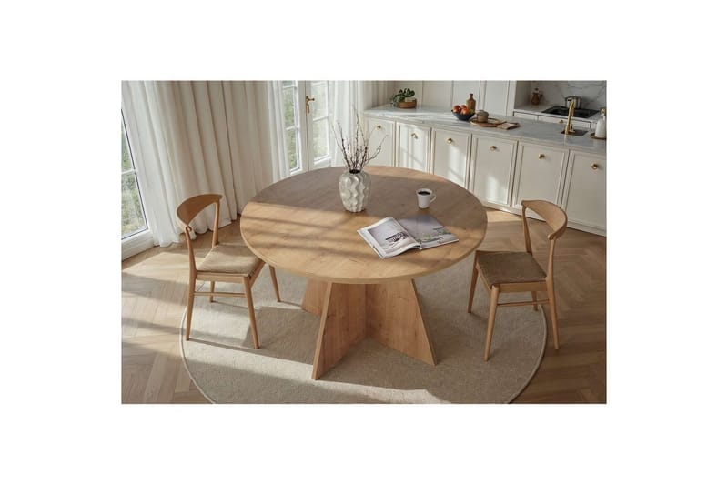 Zalen Spisebord 120 cm - Brun - Møbler - Bord - Spisebord & kj�økkenbord