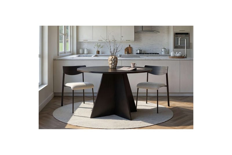 Zalen Spisebord 120 cm - Svart - Møbler - Bord - Spisebord & kjøkkenbord