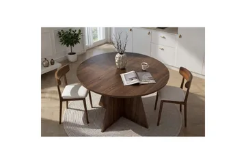 Zalen Spisebord 120 cm - Valnøtt - Møbler - Bord - Spisebord & kjøkkenbord