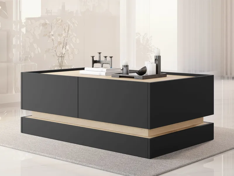 Zelric Sofabord 97 cm - Svart - Møbler - Bord - Sofabord & salongbord