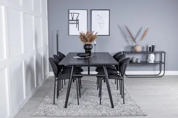 Zenazmi spisebord 195 cm med 6 stk. Moncoll spisestoler - Møbler - Bord - Spisegruppe