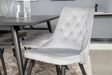Zenazmi spisebord 195 cm med 6 stk. Valera Lyx fløyelsstoler - Møbler - Bord - Spisegruppe