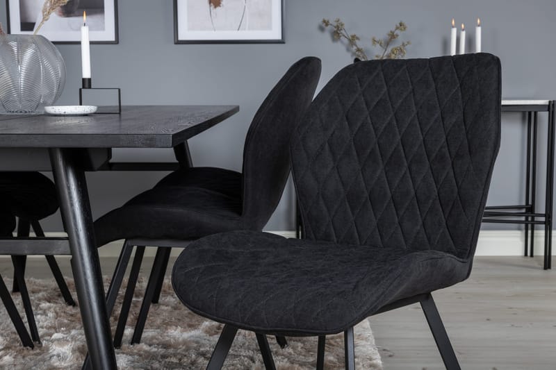 Zenazmi spisegruppe 195 cm + 6 stk. Sumoas spisestoler - Møbler - Bord - Spisegruppe