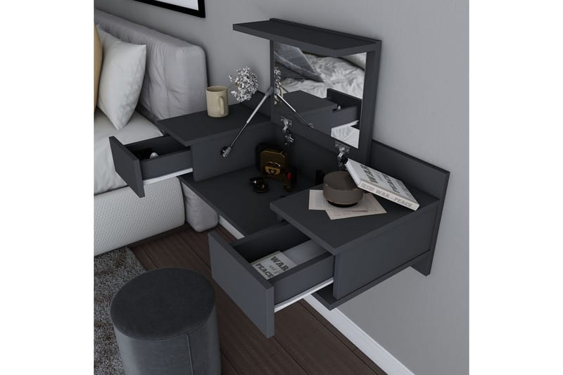 Zenn Sminkebord 100 cm - Antrasitt - Møbler - Bord - Sminkebord & toalettbord