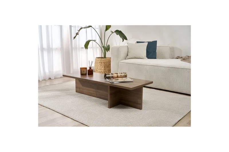 Zephral Sofabord 120 cm - Brun - Møbler - Bord - Sofabord & salongbord