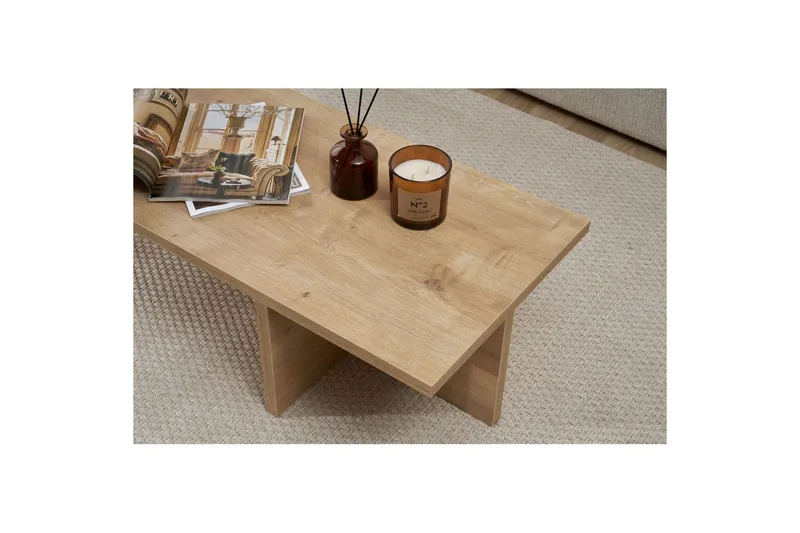 Zephral Sofabord 120 cm - Natur - Møbler - Bord - Sofabord & salongbord