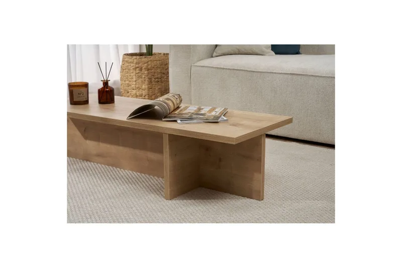 Zephral Sofabord 120 cm - Natur - Møbler - Bord - Sofabord & salongbord