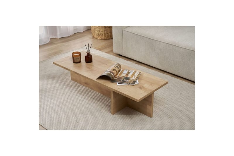 Zephral Sofabord 120 cm - Natur - Møbler - Bord - Sofabord & salongbord