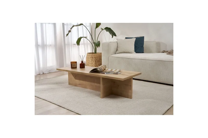 Zephral Sofabord 120 cm - Natur - Møbler - Bord - Sofabord & salongbord