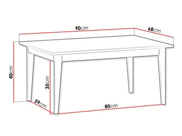 Zeylor Sofabord 90 cm - Møbler - Bord - Sofabord & salongbord