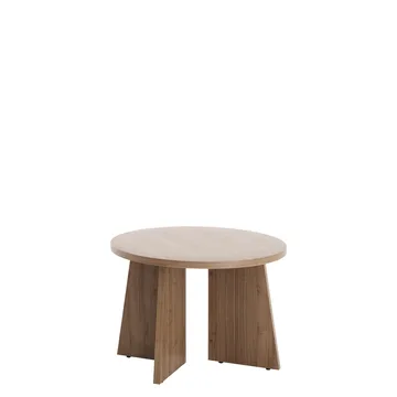 Zeyrin Sofabord 59 cm Rundt - Brun - Møbler - Bord - Sofabord & salongbord