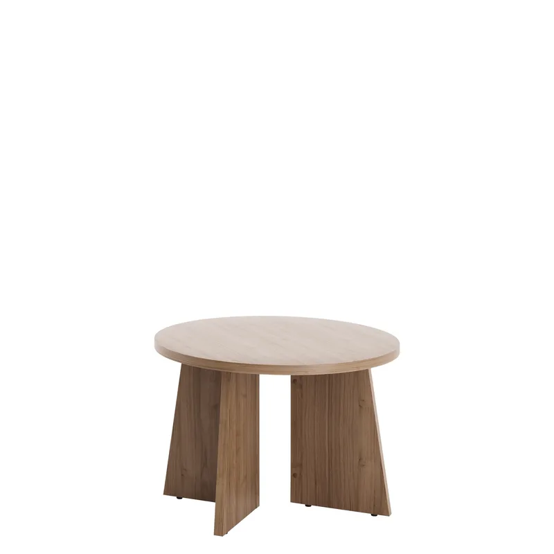 Zeyrin Sofabord 59 cm Rundt, Brun