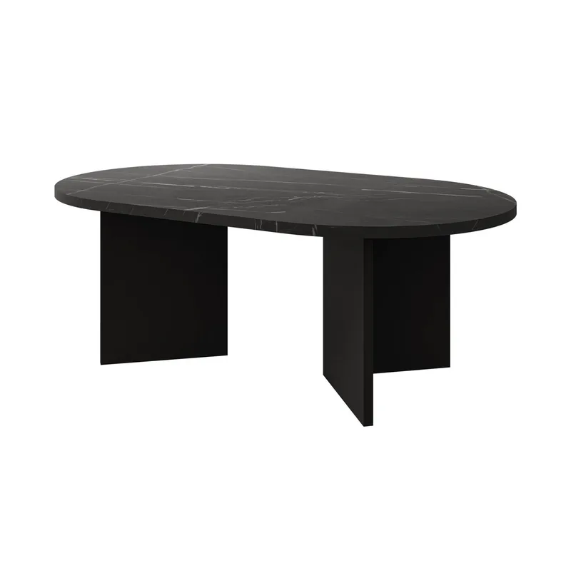 Zyleron Sofabord 110 cm, Svart