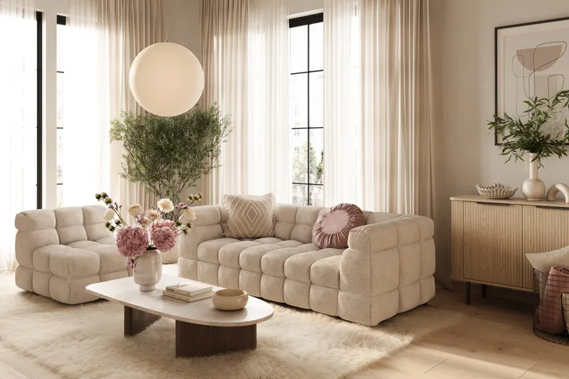 Elise Lenestol - Beige - Møbler - Sofaer
