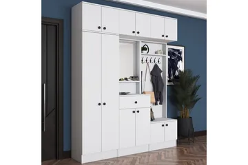 Honny Gangmøbelsett Hvit - Hanah Home - Møbler - Gangmøbler - Møbelsett til gang & entre