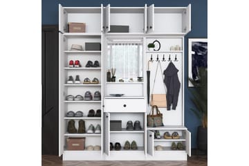 Honny Gangmøbelsett Hvit - Hanah Home - Møbler - Gangmøbler - Møbelsett til gang & entre