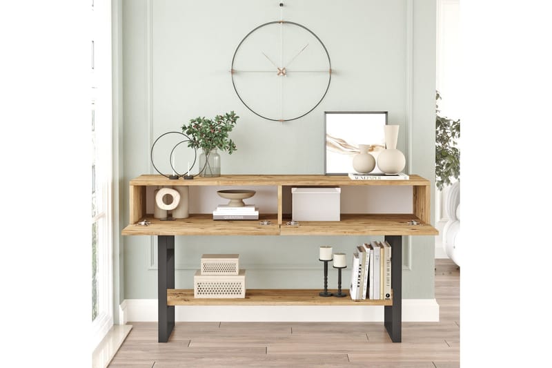 Nagia Entrémøbelsett Lys brun - Hanah Home - Møbler - Gangmøbler - Møbelsett til gang & entre