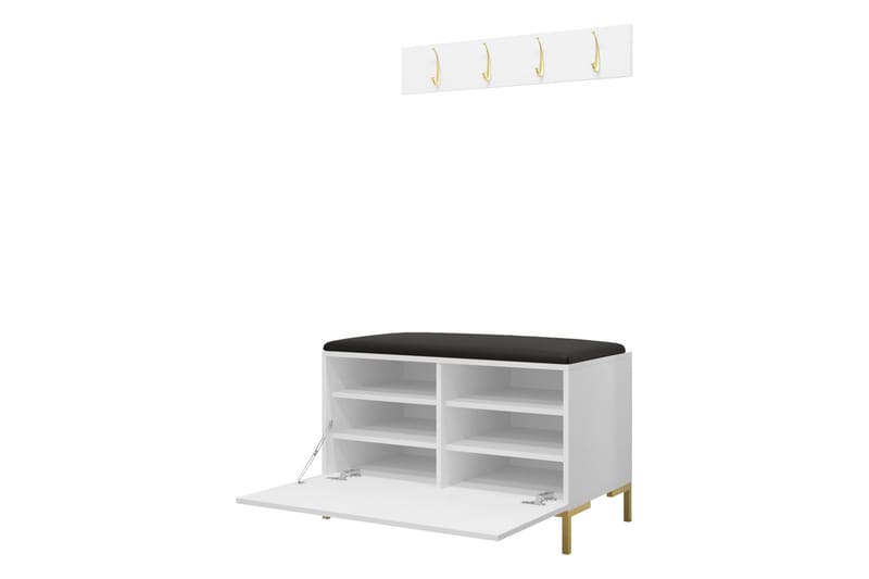 Ahsamin Hall Møbelsett - Beige/Grå - Møbler - Gangmøbler - Møbelsett til gang & entre