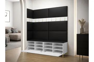 Ahsamin Hall Møbelsett - Svart Og Hvitt - Møbler - Gangmøbler - Møbelsett til gang & entre