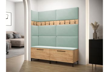 Ahsamin Hall Møbelsett - Svart Og Hvitt - Møbler - Gangmøbler - Møbelsett til gang & entre