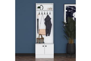 Alvric Entrémøbelsett - Hvit - Møbler - Gangmøbler - Møbelsett til gang & entre