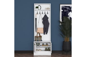 Alvric Entrémøbelsett - Hvit - Møbler - Gangmøbler - Møbelsett til gang & entre