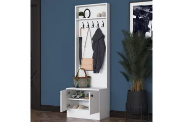 Alvric Entrémøbelsett - Hvit - Møbler - Gangmøbler - Møbelsett til gang & entre