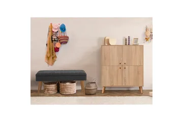 Anaya Entrémøbelsett - Antrasitt - Møbler - Gangmøbler - Møbelsett til gang & entre