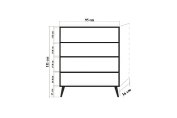 Anaya Entrémøbelsett - Oppbevaring - Skap - Oppbevaringsskap