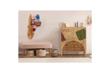 Anaya Entrémøbelsett - Oppbevaring - Skooppbevaring - Skobenk & skohylle med benk