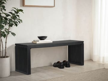 Belora benk 120 cm i massivt tre - Dypsvart - Møbler - Gangmøbler - Gangbenk