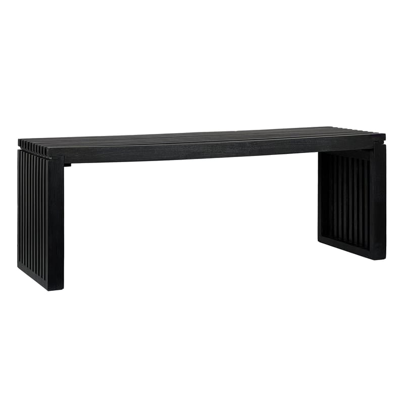 Belora benk 120 cm i massivt tre - Dypsvart - Møbler - Gangmøbler - Gangbenk