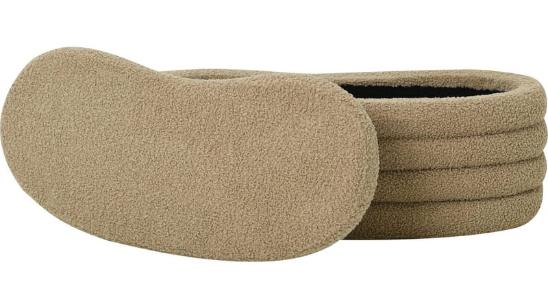 Benk Valvik med Organisk Form - Beige - Møbler - Gangmøbler - Gangbenk