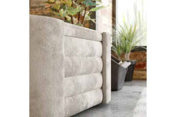 Benk Veyaa Krem i Boks - Cremehvit - Møbler - Stoler - Krakk - Fotskammel