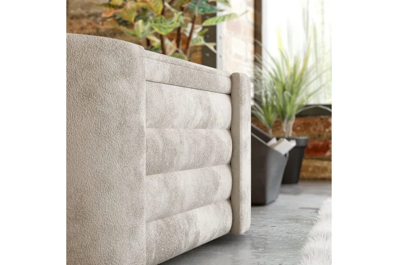 Benk Veyaa Krem i Boks - Cremehvit - Møbler - Stoler - Krakk - Fotskammel