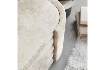 Benk Veyaa Krem i Boks - Cremehvit - Møbler - Stoler - Krakk - Fotskammel