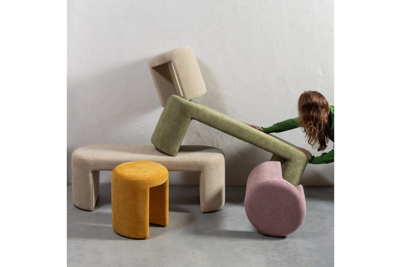 Benken Jacob - Olivengrønn - Møbler - Gangmøbler - Gangbenk