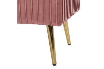 Benken Paterson Rosa/Gull - Rosa/Gull - Møbler - Gangmøbler - Gangbenk