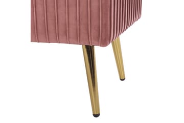 Benken Paterson Rosa/Gull - Rosa/Gull - Møbler - Gangmøbler - Gangbenk