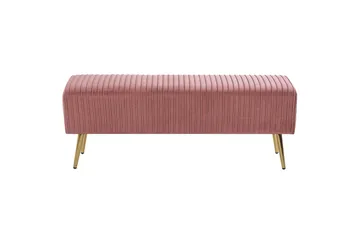 Benken Paterson Rosa/Gull - Rosa/Gull - Møbler - Gangmøbler - Gangbenk