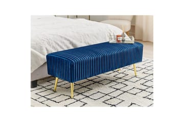 Benken Paterson Blå/Gull - Blå/Gull - Møbler - Gangmøbler - Gangbenk