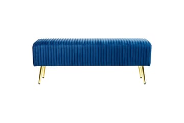 Benken Paterson Blå/Gull - Blå/Gull - Møbler - Gangmøbler - Gangbenk