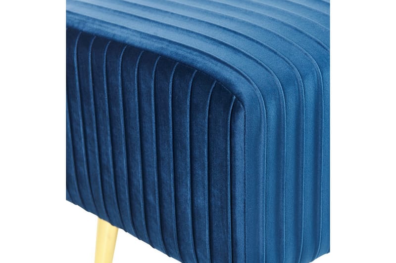 Benken Paterson Blå/Gull - Blå/Gull - Møbler - Gangmøbler - Gangbenk