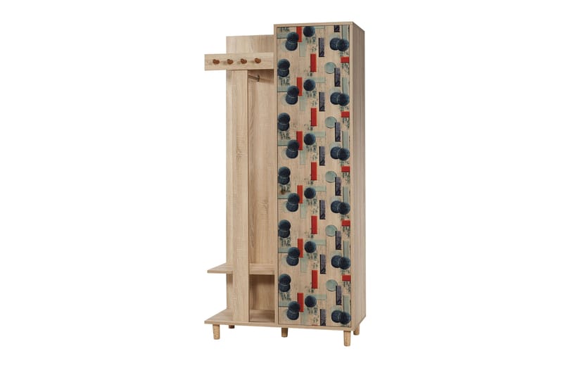 Brokind Klesskap 90 cm - Brun - Møbler - Gangmøbler - Møbelsett til gang & entre