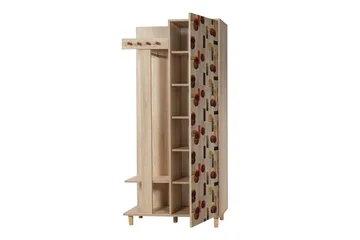 Brokind Klesskap 90 cm - Brun - Møbler - Gangmøbler - Møbelsett til gang & entre
