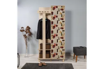 Brokind Klesskap 90 cm - Brun - Møbler - Gangmøbler - Møbelsett til gang & entre