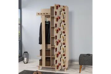 Brokind Klesskap 90 cm - Brun - Møbler - Gangmøbler - Møbelsett til gang & entre