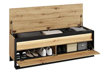 Dorana Hall Møbelsett - Brun/Beige - Møbler - Gangmøbler - Møbelsett til gang & entre