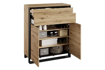 Dorana Hall Møbelsett - Brun/Sort - Møbler - Gangmøbler - Møbelsett til gang & entre