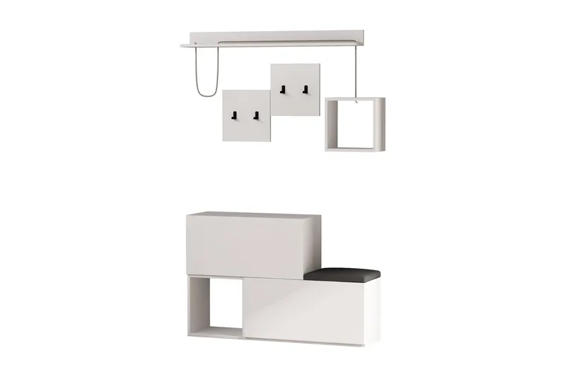 Entremøbel Rodger - Møbler - Gangmøbler - Møbelsett til gang & entre